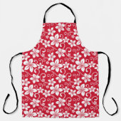 TABLIER BLEU HAWAII (ROUGE) (Recto)