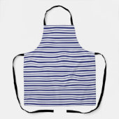 Tablier Bleu horizontal et Blancs (Recto)