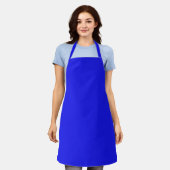 Tablier Bleu Insensé (Le Bleu le Plus Bleu) SUR MESURE (Porté)