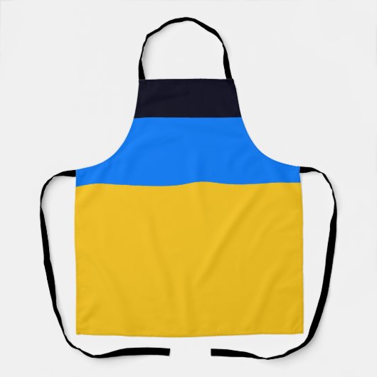 Tablier Bleu jaune (Recto)