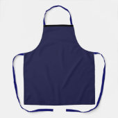 Tablier Bleu marine foncé uni (Recto)