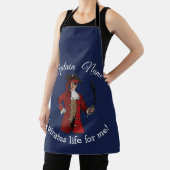 Tablier Bleu Nautique Pirate Apron (Insitu)