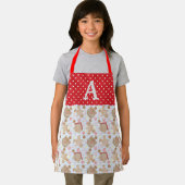 Tablier Bleu Noël Cookies Apron, Petit Apron (Insitu)