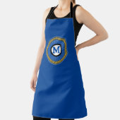 Tablier - Bleu - Personnalisé - Ajouter Initial (Insitu)