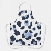Tablier Bleu poster de animal (Recto)