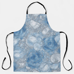 Tablier Bleu Rose BULLETIN BULLETIN - Apron