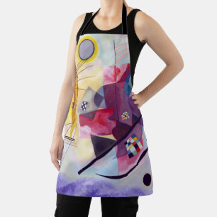 Tablier Bleu rouge jaune, Kandinsky astucieux