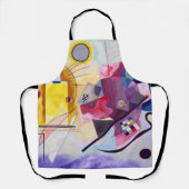 Tablier Bleu rouge jaune, Kandinsky astucieux (Recto)