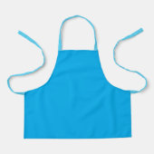 tablier bleu turquoise vif avec un simple (Recto)