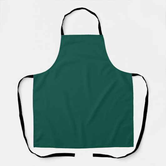 Tablier Bleu-vert (roue chromatique) Vert mer profond  (Recto)