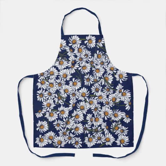 Tablier Bleu vintage (Recto)