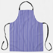 TABLIER BLEUE ET BLANC CLASSIQUE STRIPÉ (Recto)