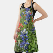 Tablier Bleus d'arpon adorables et pinceaux indiens (Insitu)