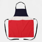 Tablier Bleus et rouges (Recto)