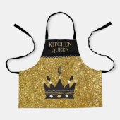 Tablier Bling! Queen of Kitchen All-Over Print Apron (Recto)