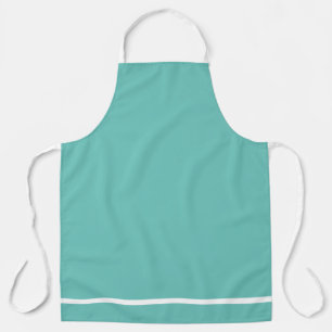 Tablier Blocage de couleur Aqua rétro amusant Blocage simp