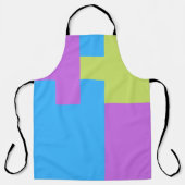 Tablier Blocs couleur gras bleu vert rose 7 (Recto)