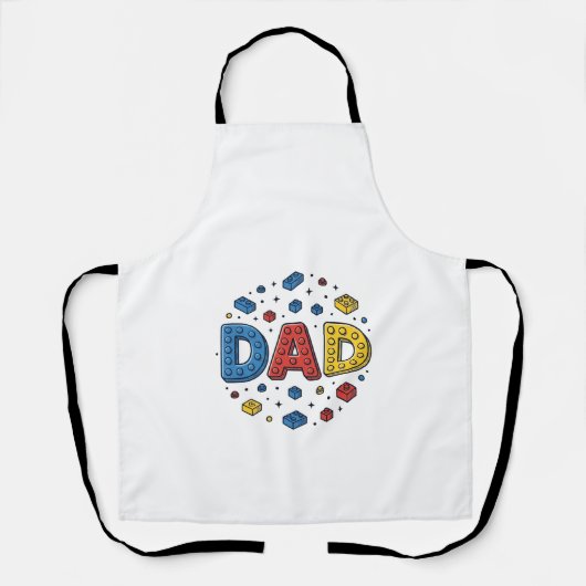 Tablier Blocs de construction de papa conception vectoriel (Recto)