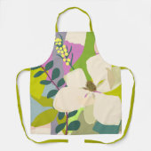Tablier Blocs de couleur du Magnolia printemps fleuriste (Recto)
