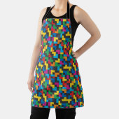 Tablier Blocs Rétro Tetris Motif Sans Couture (Insitu)