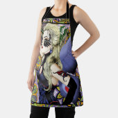 Tablier Blonde Fairy Floral Purple (Insitu)