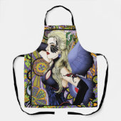 Tablier Blonde Fairy Floral Purple (Recto)