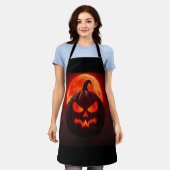 Tablier Blood Moon Pumpkin Emperor Art (Porté)