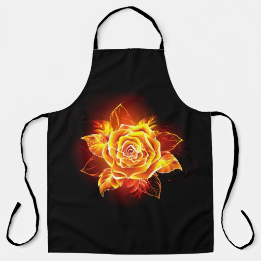 Tablier Blooming Fire Rose (Recto)