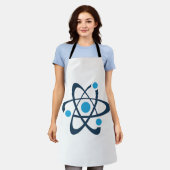 Tablier Blue Atom Science Design  (Porté)
