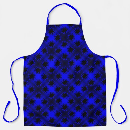 Tablier Blue Blue Gradient Star Bow (Recto)