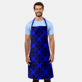 Tablier Blue Blue Gradient Star Bow (Porté)