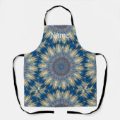 Tablier Blue Chakra Kaleidoscope Thunder_Cove (Recto)