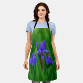 Tablier Blue Dutch parmi les Feuilles Apron (Porté)