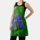 Tablier Blue Dutch parmi les Feuilles Apron (Insitu)