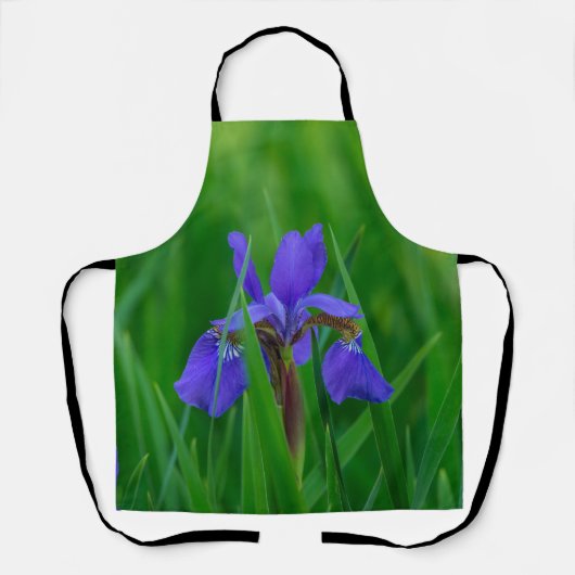 Tablier Blue Dutch parmi les Feuilles Apron (Recto)