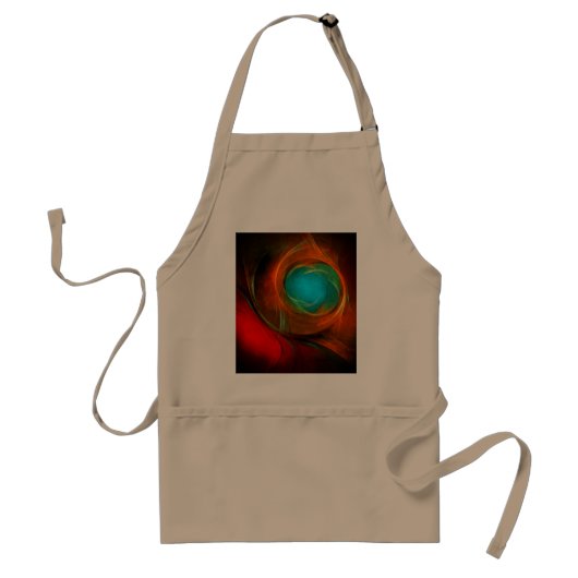 Tablier Blue Eye Moderne Abstrait Art Cool Motif #16 (Devant)
