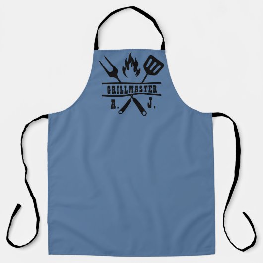 Tablier Blue Grillmaster BBQ Apron (Recto)