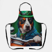 Tablier Blue Heeler Chien Conduite Vélo St. Patrick's Day (Recto)