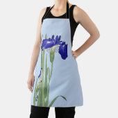 Tablier Blue Irises par Ohara Koson (Insitu)