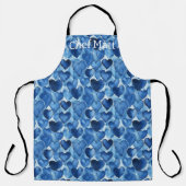 Tablier Blue Jean Hearts (Recto)