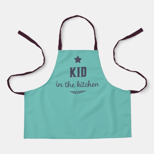Tablier Blue Kid dans l'aire de cuisine (Recto)