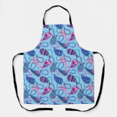 Tablier Blue Paisley (Recto)