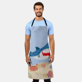 Tablier Blue Shark Ocean Theme Apron – Cute Marine Life Co (Porté)