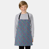 Tablier Blue Sky | Dancing Watercolor Daisies Kids Apron (Porté)