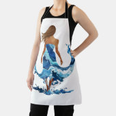 Tablier Blue Waves Ocean Girl (Insitu)