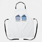 Tablier Blueberries Happyberries Cute Funny (Recto)