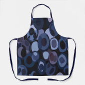 Tablier Blueberry moderne Abstrait (Recto)