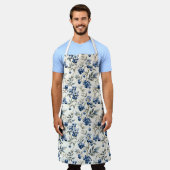 Tablier Blueberry vintage (Porté)