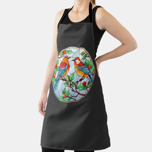 Tablier Bluebirds en verre doux (Insitu)