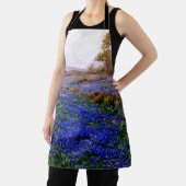 Tablier Bluebonnets à Twilight, au nord de San Antonio (Insitu)